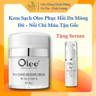 Kem sạch olee cao cấp làm sạch tận gốc da mỏng đỏ, nổi chỉ máu, da không đều màu