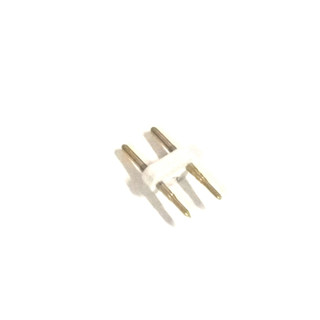 Cọc đồng nối led neon tròn 14mm 2 chân ghim hình chữ h, đầu nối led