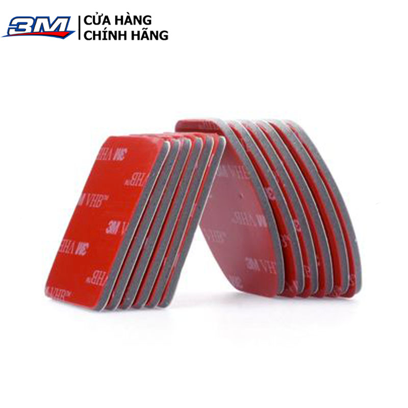 Miếng băng dính 2 mặt 3M siêu bám dính 50mm x 30mm x 1mm - 3M Long Vu