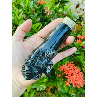 cán dao sừng trâu khâu đồng