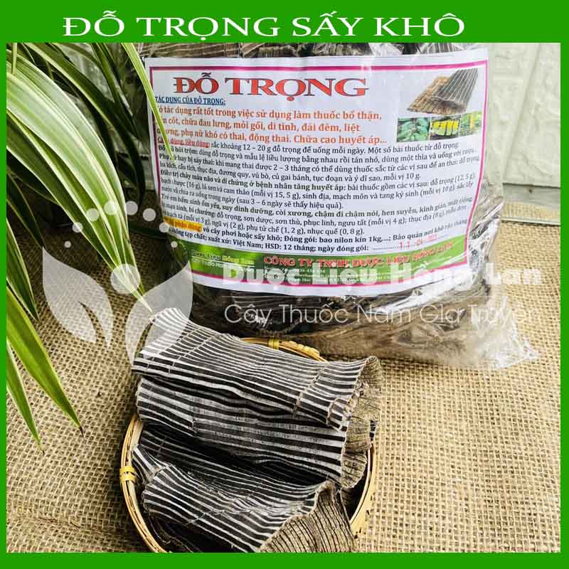 ✅ ĐỖ TRỌNG khô sạch đóng gói 500gram - congtyduoclieuhonglan