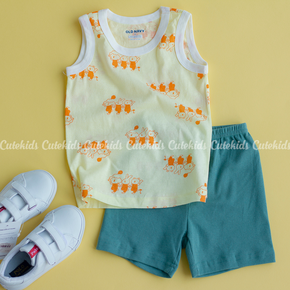 Áo ba lỗ Bé trai Bé gái cotton giấy