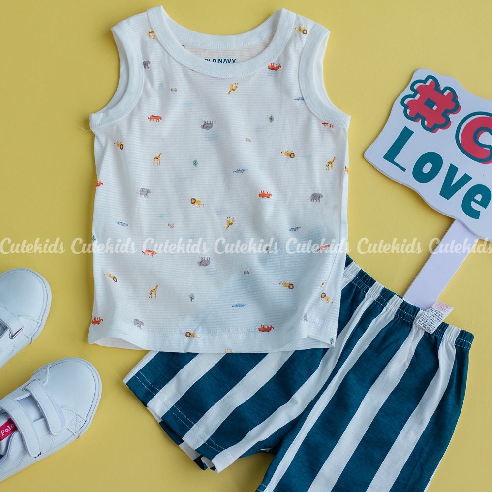 Áo ba lỗ Bé trai Bé gái cotton giấy