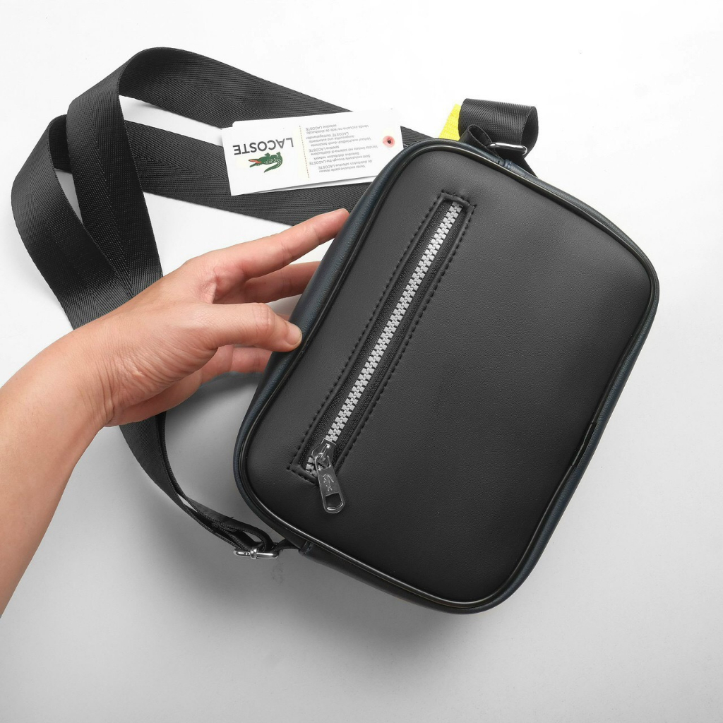 Túi đeo chéo LACOSTE LOGO FULL HỘP ĐỰNG KÈM .Size 23cm x 17cm x 6cm