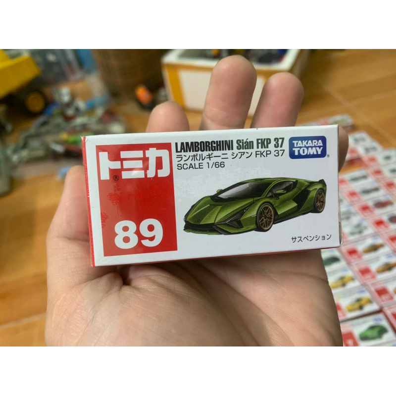 xe mô hình tomica Lamboghini Sian FKP 37 mới nguyên Seal