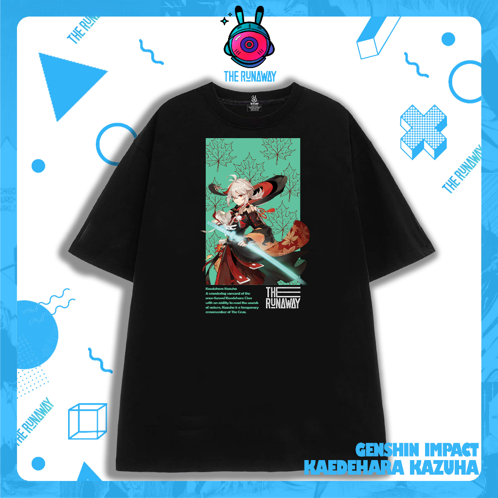Áo phông Genshin Impact: Kazuha Cotton 100% #1 cho Nam / Nữ by The Runaway