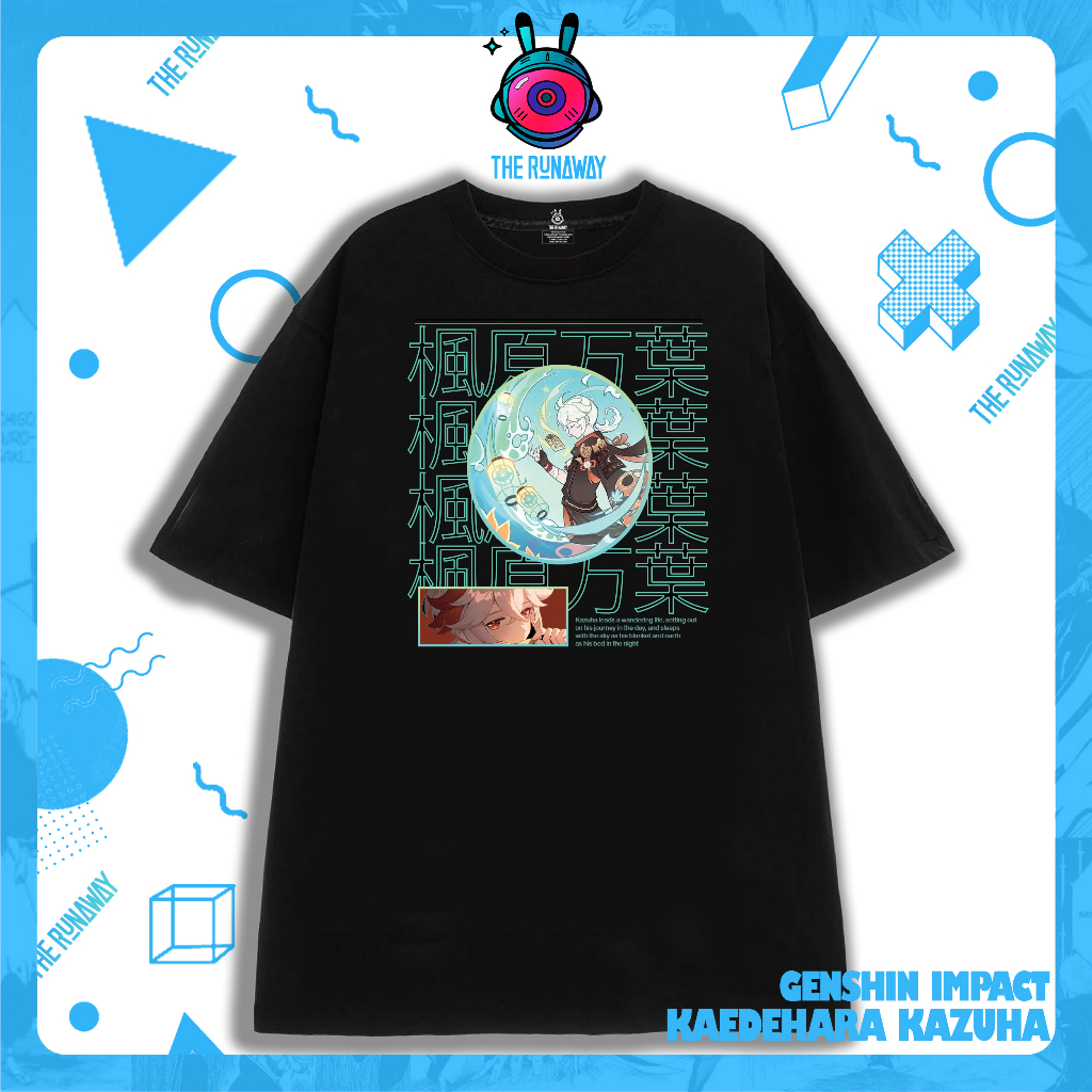 Áo phông Genshin Impact: Kazuha Cotton 100% #1 cho Nam / Nữ by The Runaway