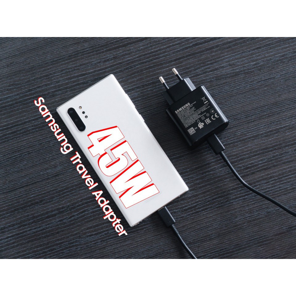 SAMSUNG 45W Sạc siêu nhanh Bộ type-c Dây sạc 5A