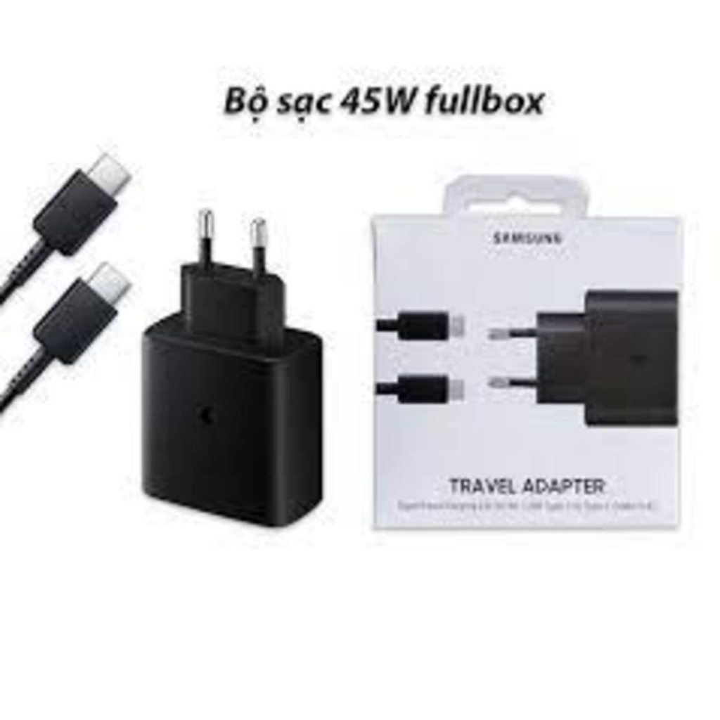 SAMSUNG 45W Sạc siêu nhanh Bộ type-c Dây sạc 5A