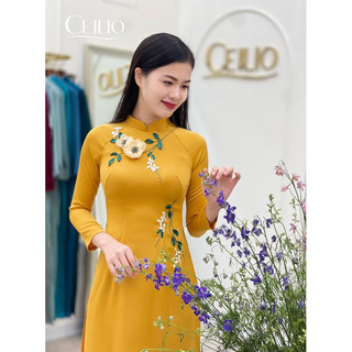 Áo dài thiết kế kèm quần