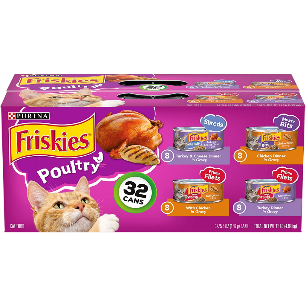 Pate Friskies Gravy cho Mèo với 6 hương vị thơm lừng nhập từ Đức