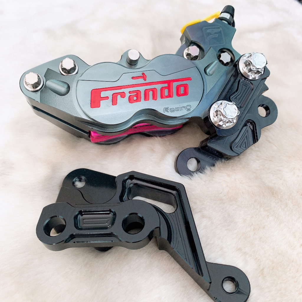 ✍️ Heo Dầu FANDO 4pis đối xứng ✍️ KÈM PÁT Trước FULL ĐEN cho tất cả các dòng xe GẮN SIZE ĐĨA 245;260;267;290;295mm