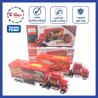 Xe mô hình Tomica Box Tải Lightning McQueen (Chỉ có xe Tải và Box). MS: 770. Made in China.