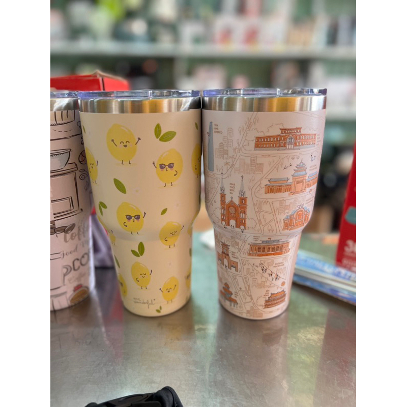 ly giử nhiệt 3D dung tích 900ml