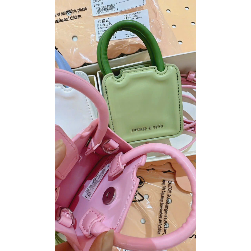 Túi đeo chéo cầm tay nữ Cookie CNK mini fullbox bánh quy 9cm siêu hot Smano bags hỏa tốc