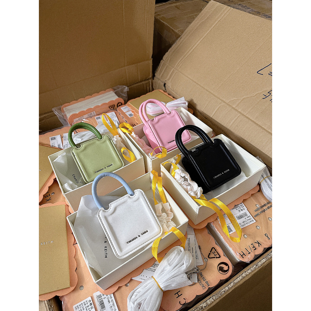 Túi đeo chéo cầm tay nữ Cookie CNK mini fullbox bánh quy 9cm siêu hot Smano bags hỏa tốc