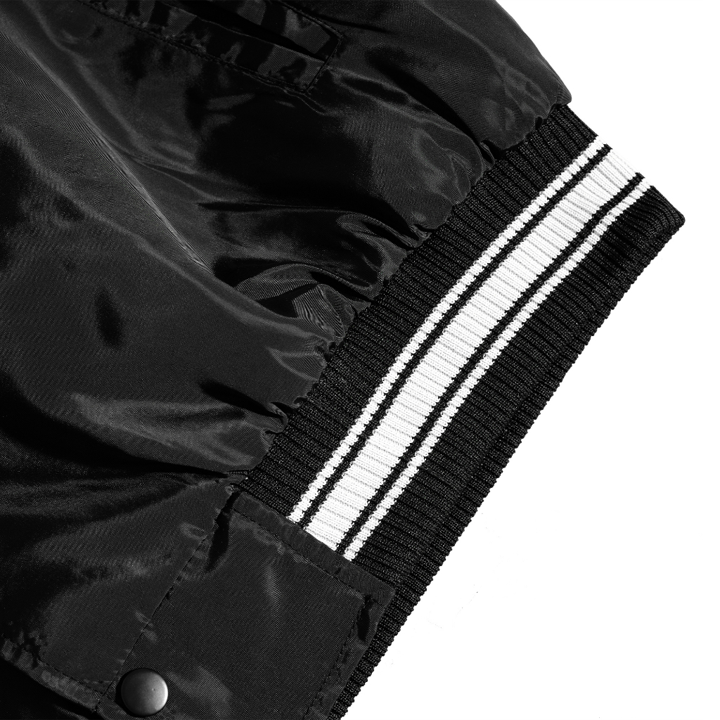 Áo khoác bomber dù SLY Solid màu đen