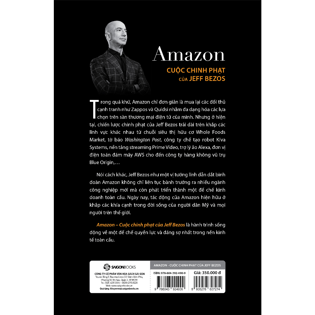 SÁCH - Amazon - Cuộc chinh phạt của Jeff Bezos - Tác giả Brad Stone