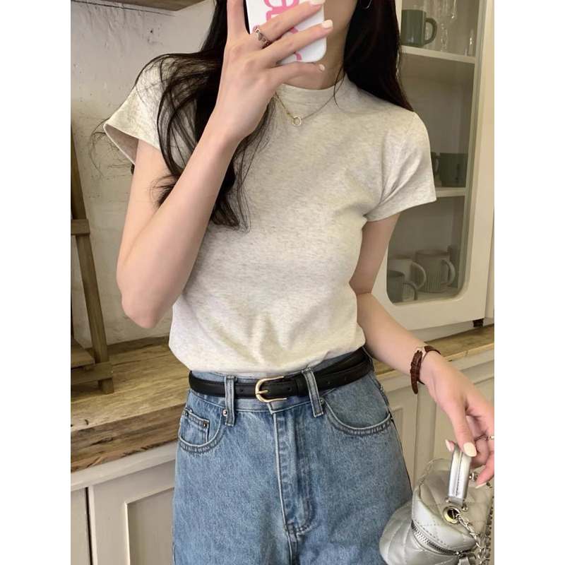 Áo Thun Trơn Body, Áo Babytee Thun Nữ Ngắn Tay 100% Cotton Mềm Mát ( Có Áo Bigsize)