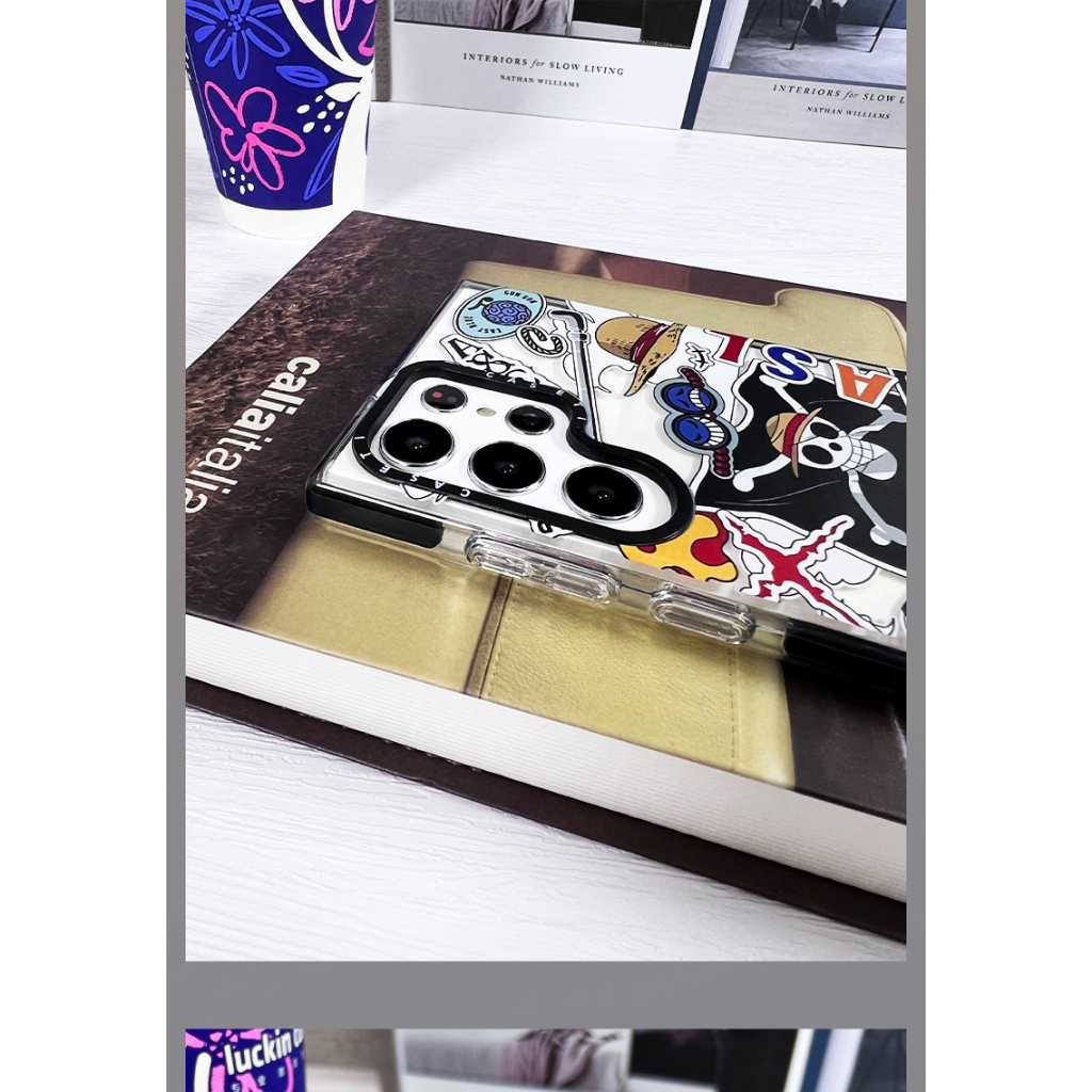 Ốp Lưng Samsung Galaxy S23 Ultra / S22 Ultra Hình One Piece Silicon Chống Sốc