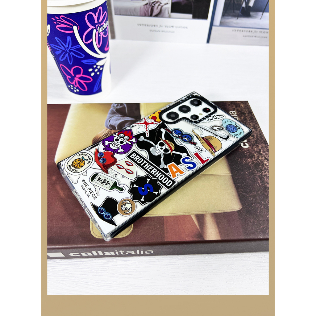 Ốp Lưng Samsung Galaxy S23 Ultra / S22 Ultra Hình One Piece Silicon Chống Sốc