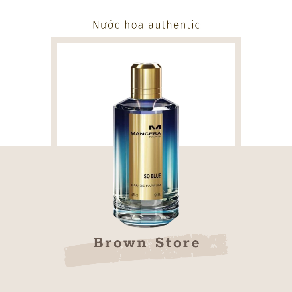 Brown Store 10ml So Blue | Nước Hoa Unisex Authentic