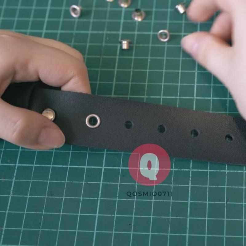 Set 50 Khoen Ore Rèm Vải, Vòng Khoen Kim Loại Làm Đồ Thủ Công DIY, Trang Trí Dây Da, Túi Xách