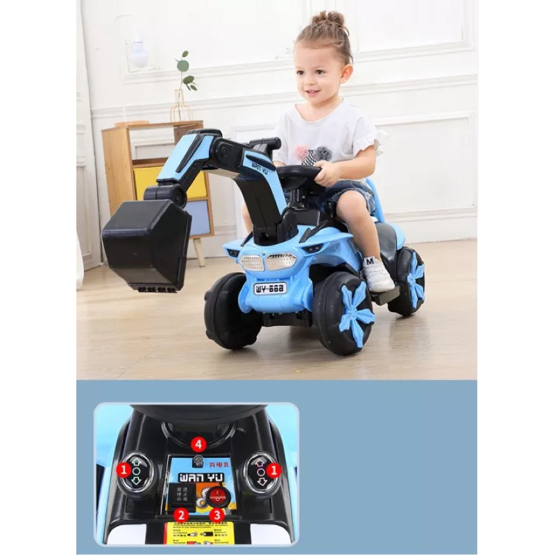 Xe cẩu chòi chân có cần múc