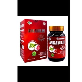 Ankasunlin - Viên uống hạ đường huyết , giảm cholesterol máu, hỗ trợ tiểu đường.