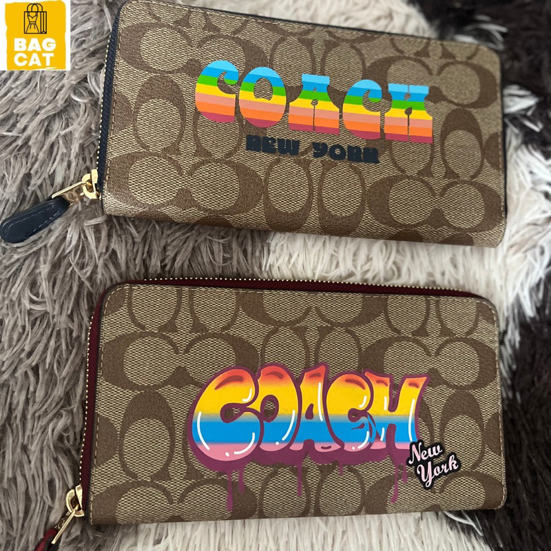 Sẵn VÍ DÀI COACH chính hãng bao check