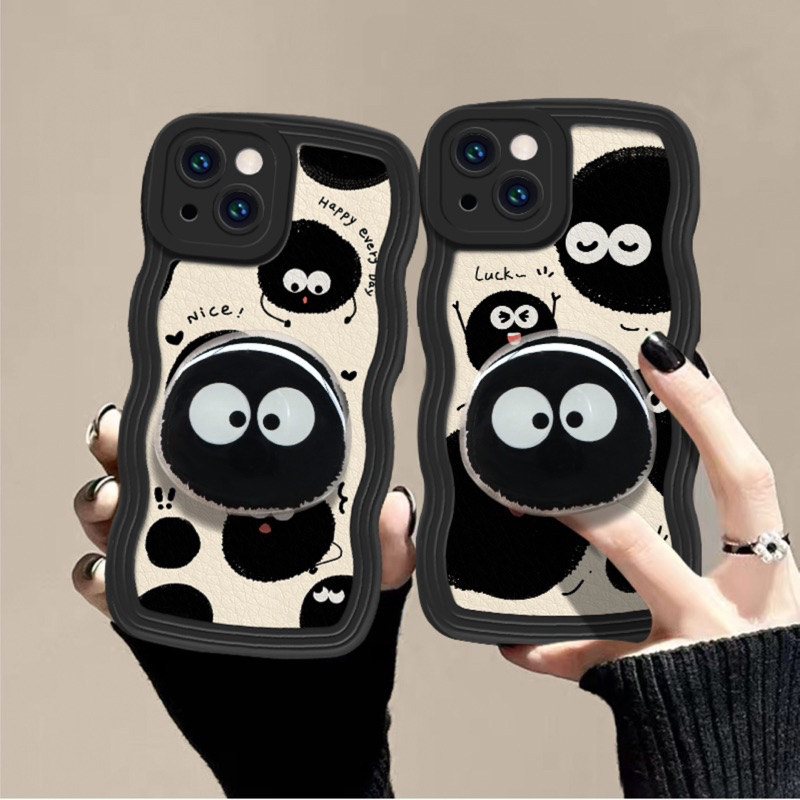 Ốp Lưng Silicon Viền Mây - Mẫu Happy Every Day ( Kèm Popsocket ) - VM015
