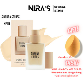 Kem nền chống nước Sivanna Silky Matte Coverage Foundation HF118 Thái Lan 30ml