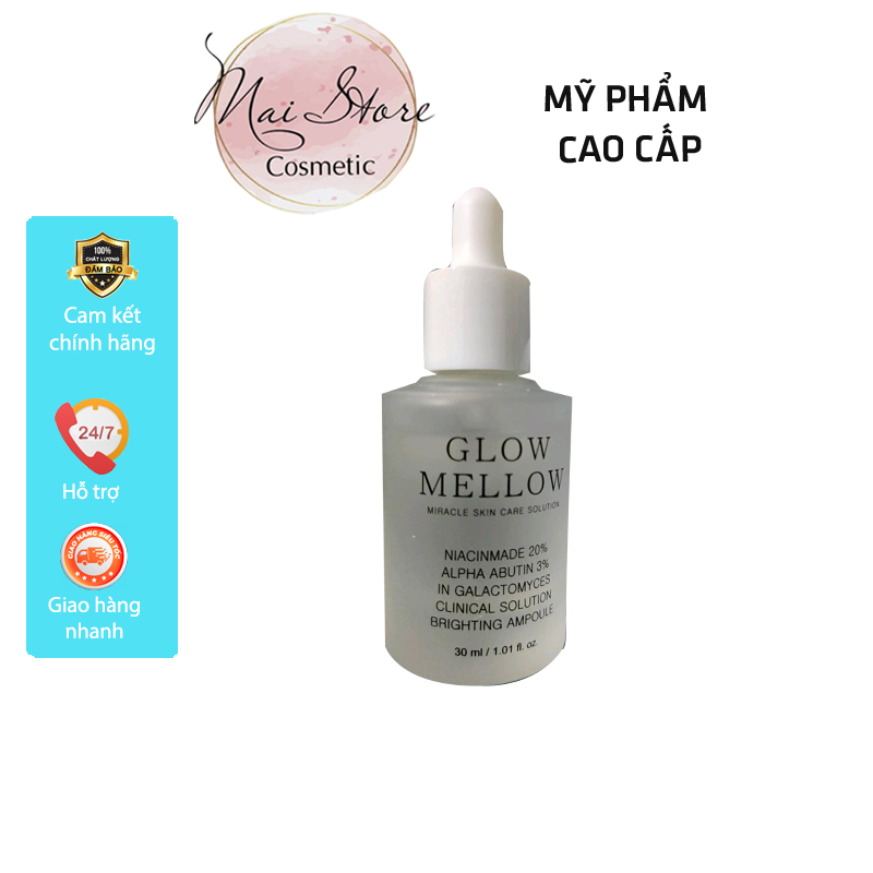 Tinh chất làm sáng da GLOWMELLOW Niacinamide 20% Arbutin 3%