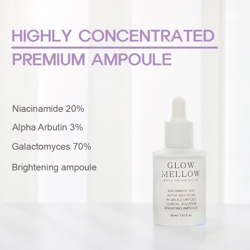 Tinh chất làm sáng da GLOWMELLOW Niacinamide 20% Arbutin 3%