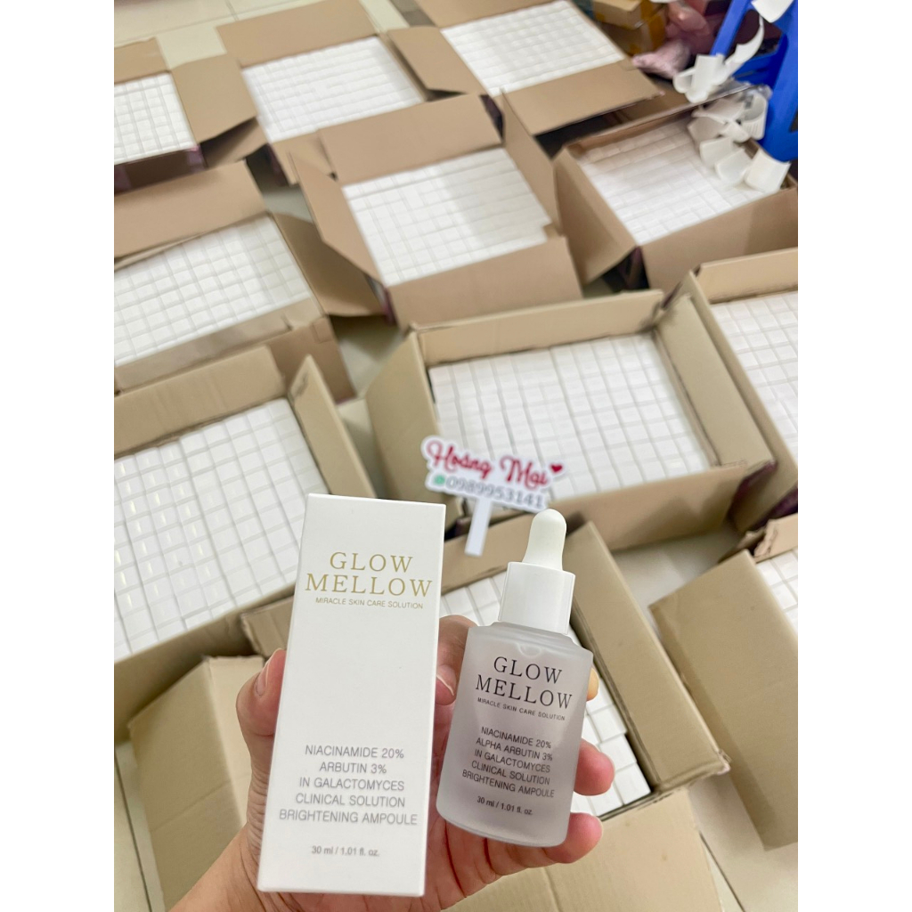 Tinh chất làm sáng da GLOWMELLOW Niacinamide 20% Arbutin 3%