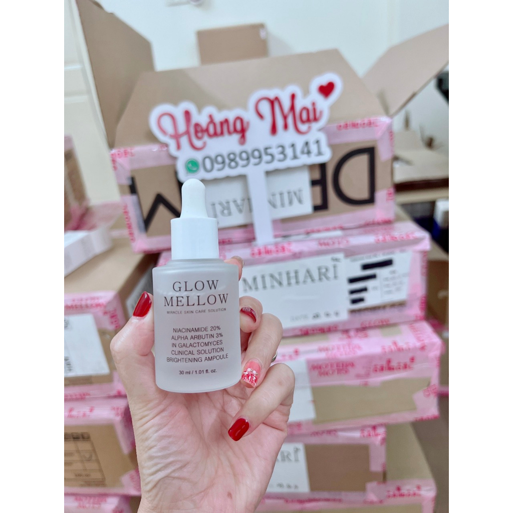 Tinh chất làm sáng da GLOWMELLOW Niacinamide 20% Arbutin 3%
