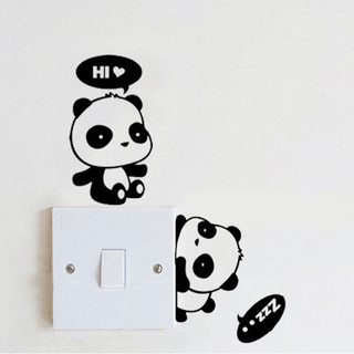 Decal dán trang trí ổ điện đáng yêu