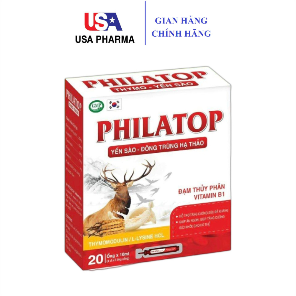 Philatop Yến Sào - Đông Trùng Hạ Thảo giúp bé ăn ngon, tăng sức đề kháng