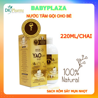 Nước Tắm Gội Thảo Dược YAOCARE BABY 250ml Cho Bé Hết Rôm Sảy Mẩn Ngứa Chai 250ml Chuẩn Đại Học Dược Hà Nội