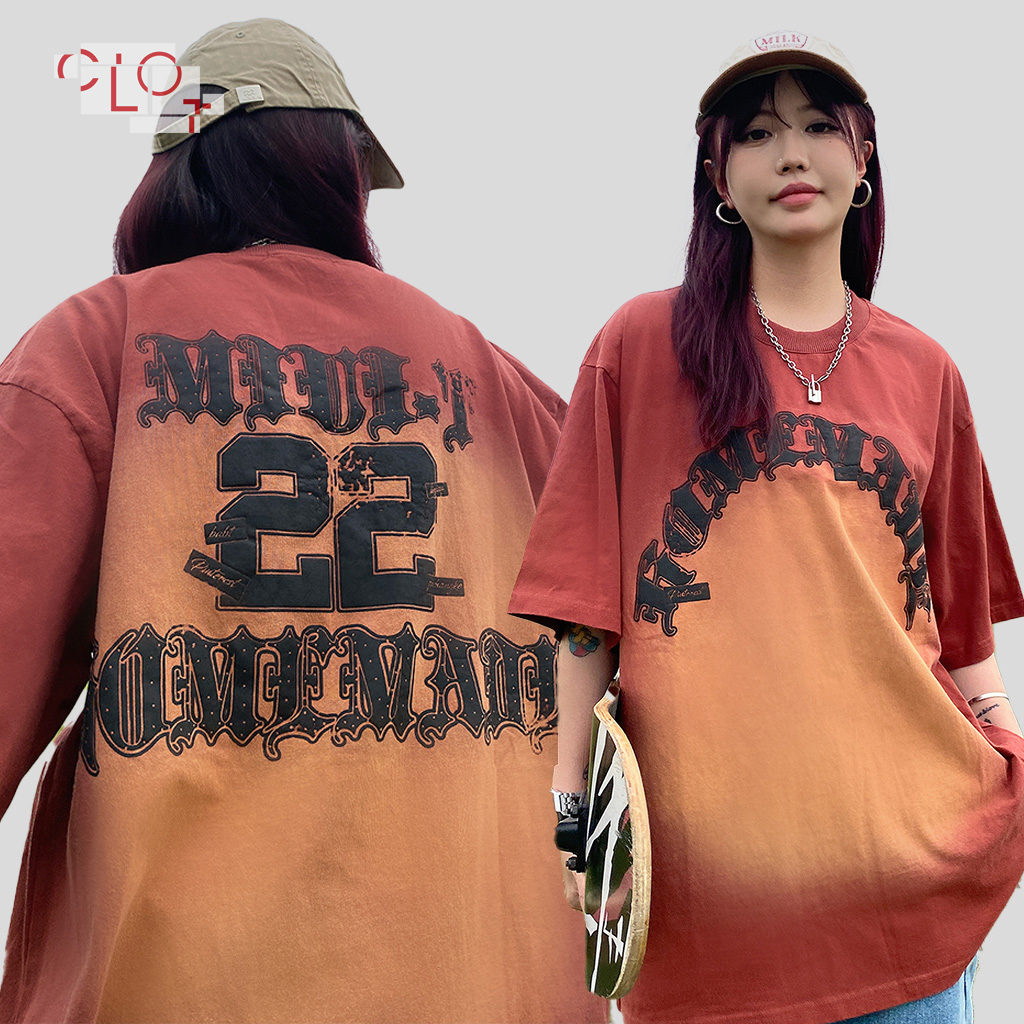 CLOT local brand Áo thun unisex bigsize vintage áo form rộng tee 100%Cotton