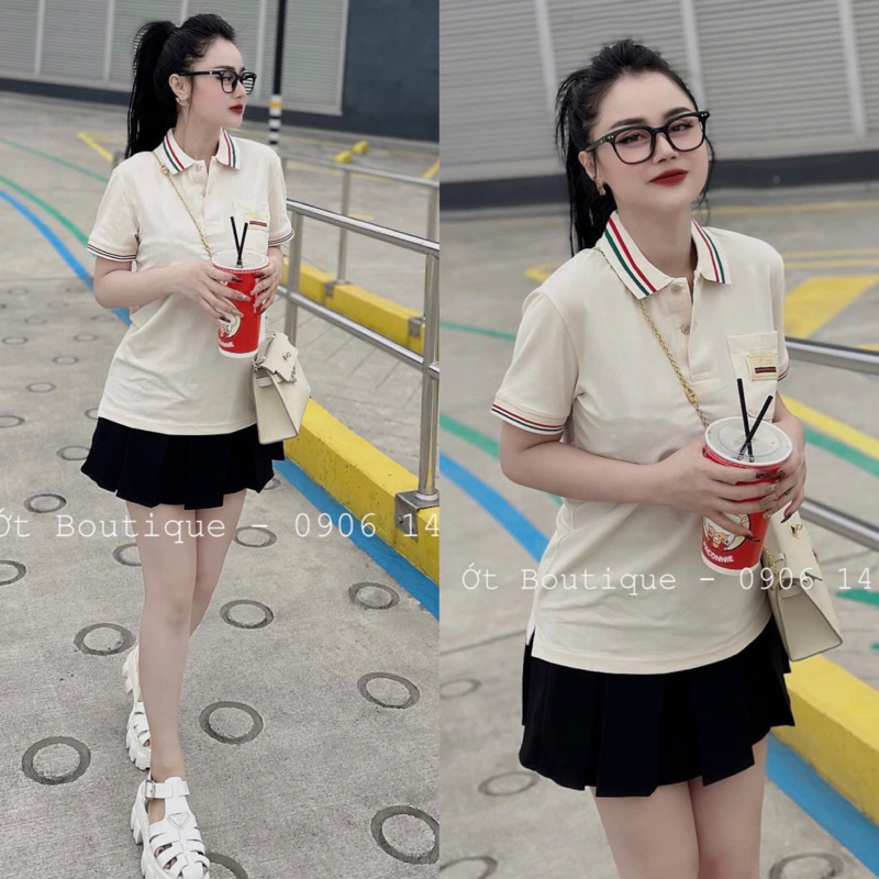 Áo phông polo nữ, áo phông nữ có cổ