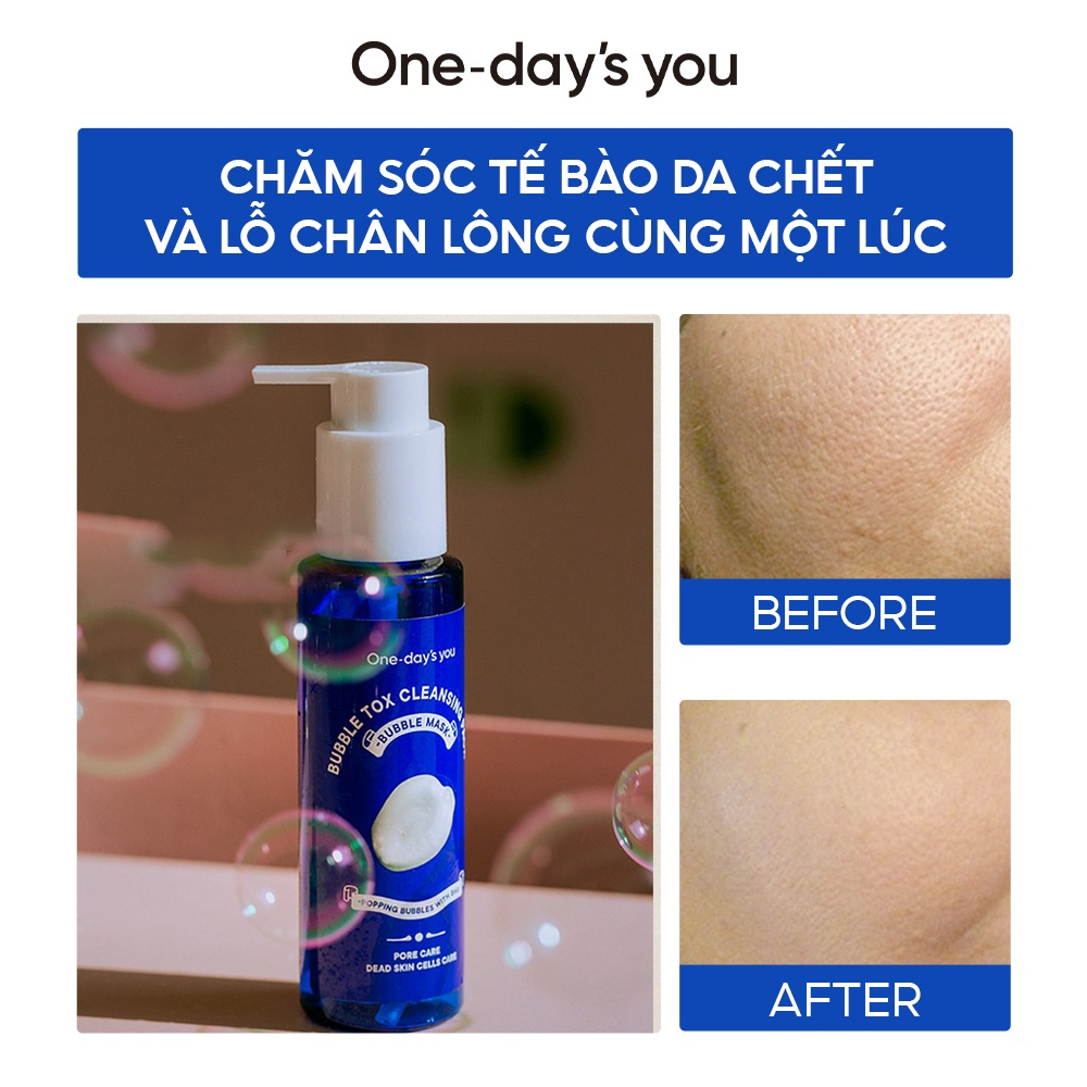 Sửa rửa mặt sạch sâu One-day's you Bubble Tox Cleansing Pack