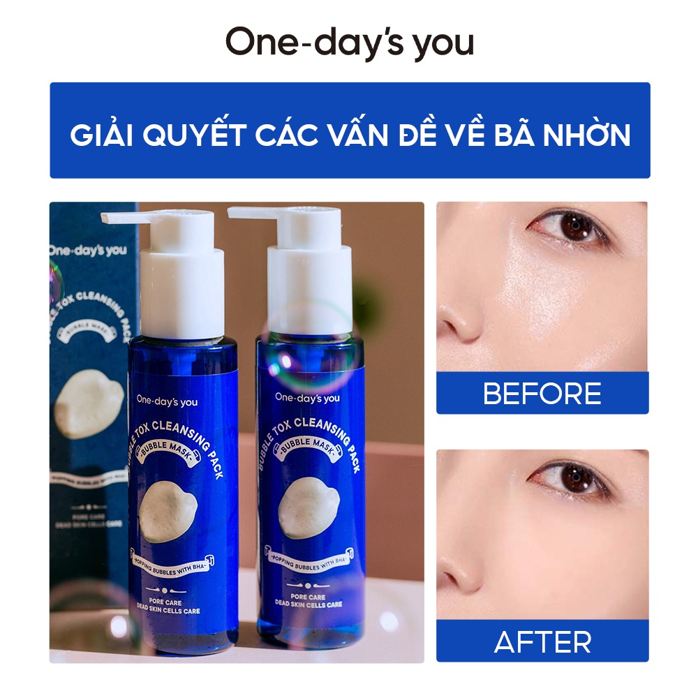 Sửa rửa mặt sạch sâu One-day's you Bubble Tox Cleansing Pack