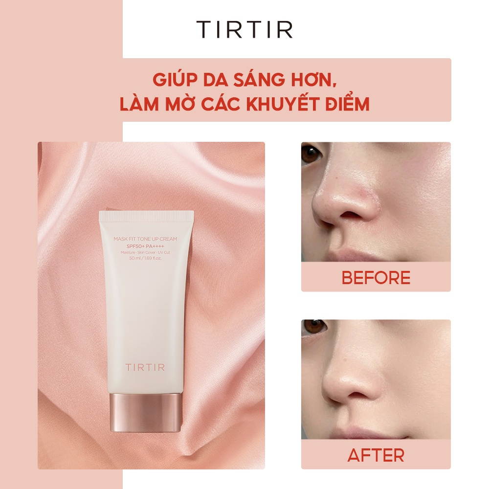 Kem dưỡng ẩm nâng tone TIRTIR MASK FIT TONE UP CREAM