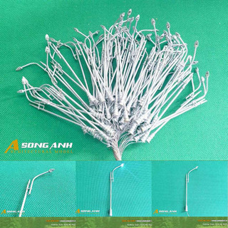 Bịch 10 đèn đường mô hình trang trí tiểu cảnh 1:100