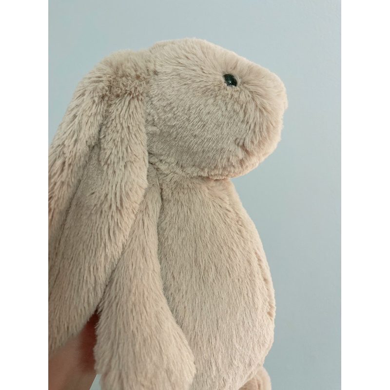 Gấu thỏ bông vintage Jellycat Beige cao cấp chính hãng 2hand