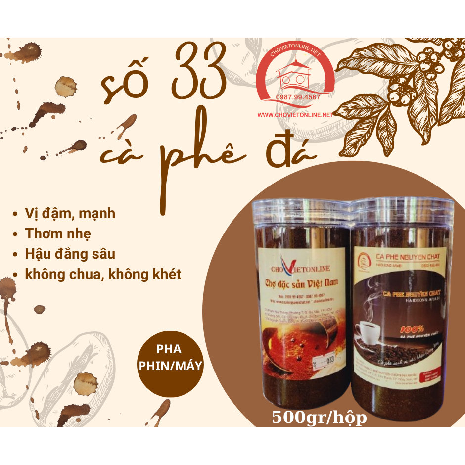 [gu mạnh] CÀ PHÊ ĐÁ mã số 33