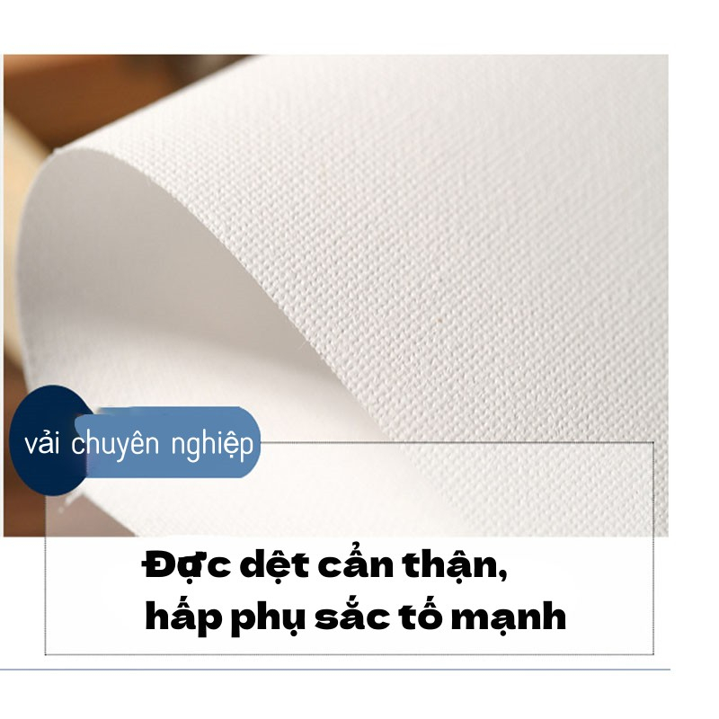 Tranh tô màu theo số Tranh sơn dầu số hoá hình hoa xinh xắn có khung，Mang theo khung, kích thước 20*20cm/30*30cm/30*40cm