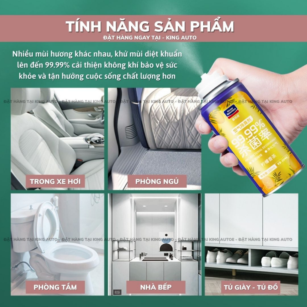 CHAI XỊT KHỬ MÙI NỘI THẤT CAO CẤP - HIỆU QUẢ TỨC THÌ | BigBuy360 - bigbuy360.vn