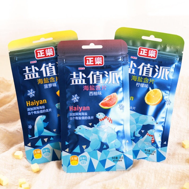 Gói kẹo ngậm hoa quả mát lạnh Haiyan 30 viên